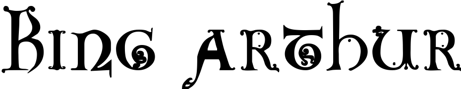 King Arthur Font Download Free
